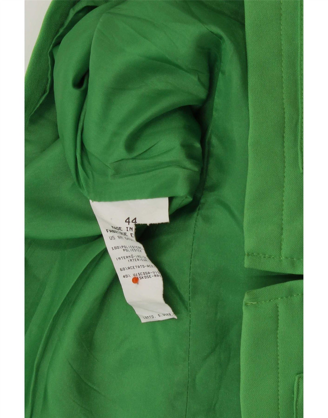 Jachetă Benetton pentru femei IT 44 Poliester verde mediu