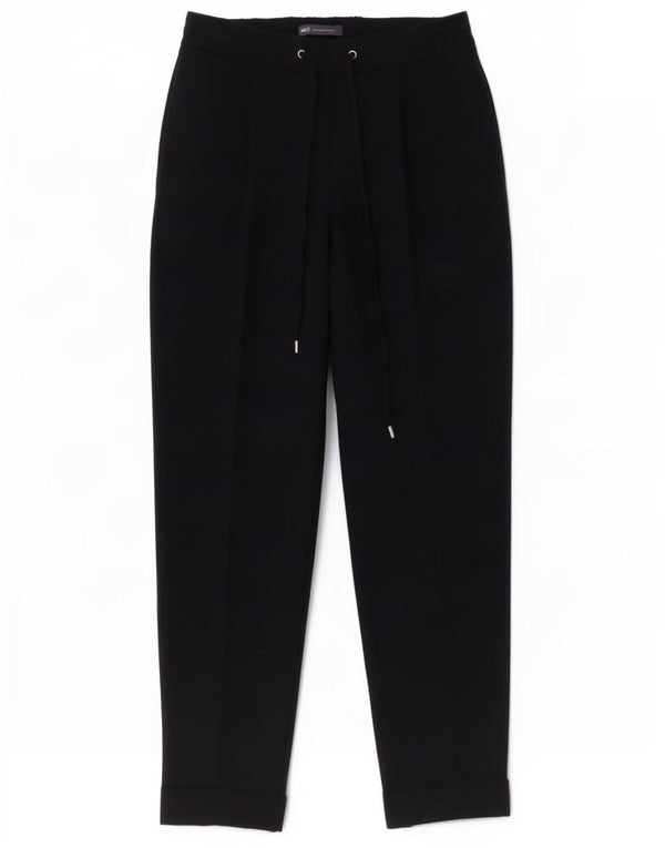 Pantaloni casual drepti pentru femei Marks & Spencer UK 8 Small W28 L27 Negru