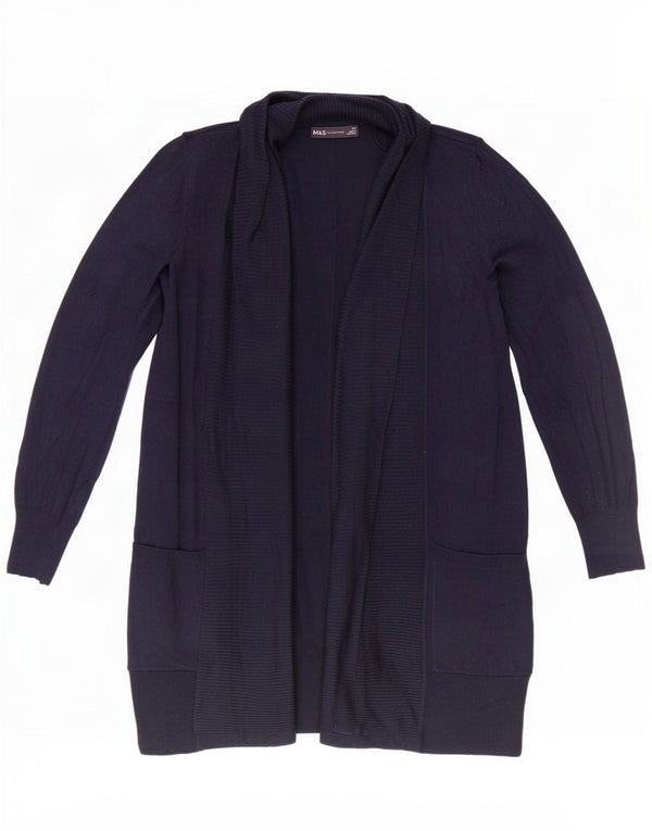 Pulover cardigan deschis pentru femei Marks & Spencer UK 6 XS bleumarin