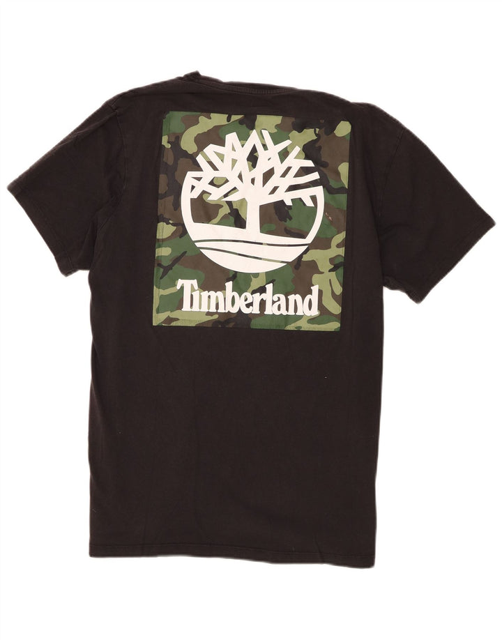 Tricou grafic Timberland pentru bărbați Top mic bumbac negru