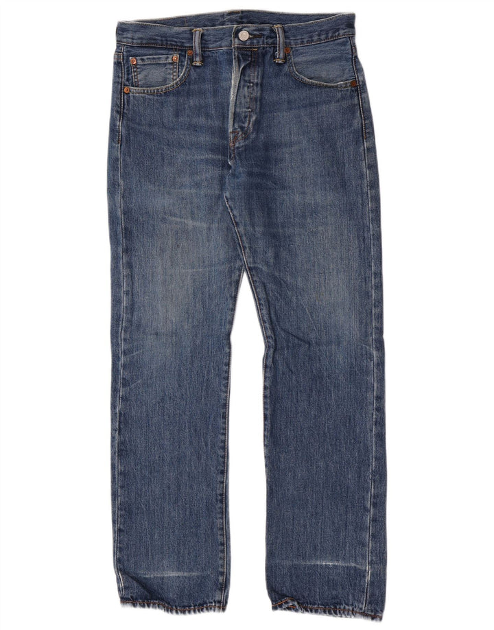 Blugi drepti pentru bărbați Levi's W30 L30 Bumbac albastru