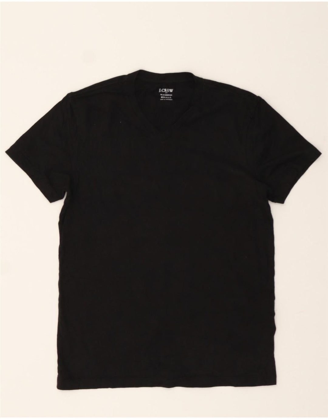 J. CREW Womens T-Shirt Top UK 10 Small Black Cotton Vintage J. Crew and Second-Hand J. Crew from Messina Hembry 