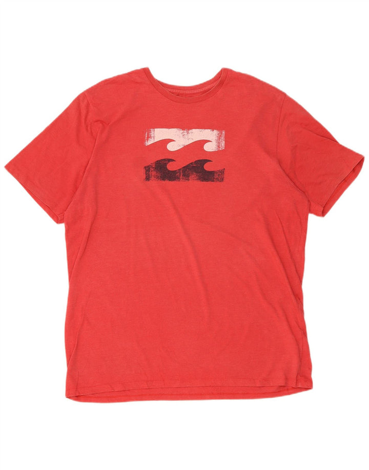 Tricou grafic pentru bărbați BILLABONG Top XL Bumbac roșu