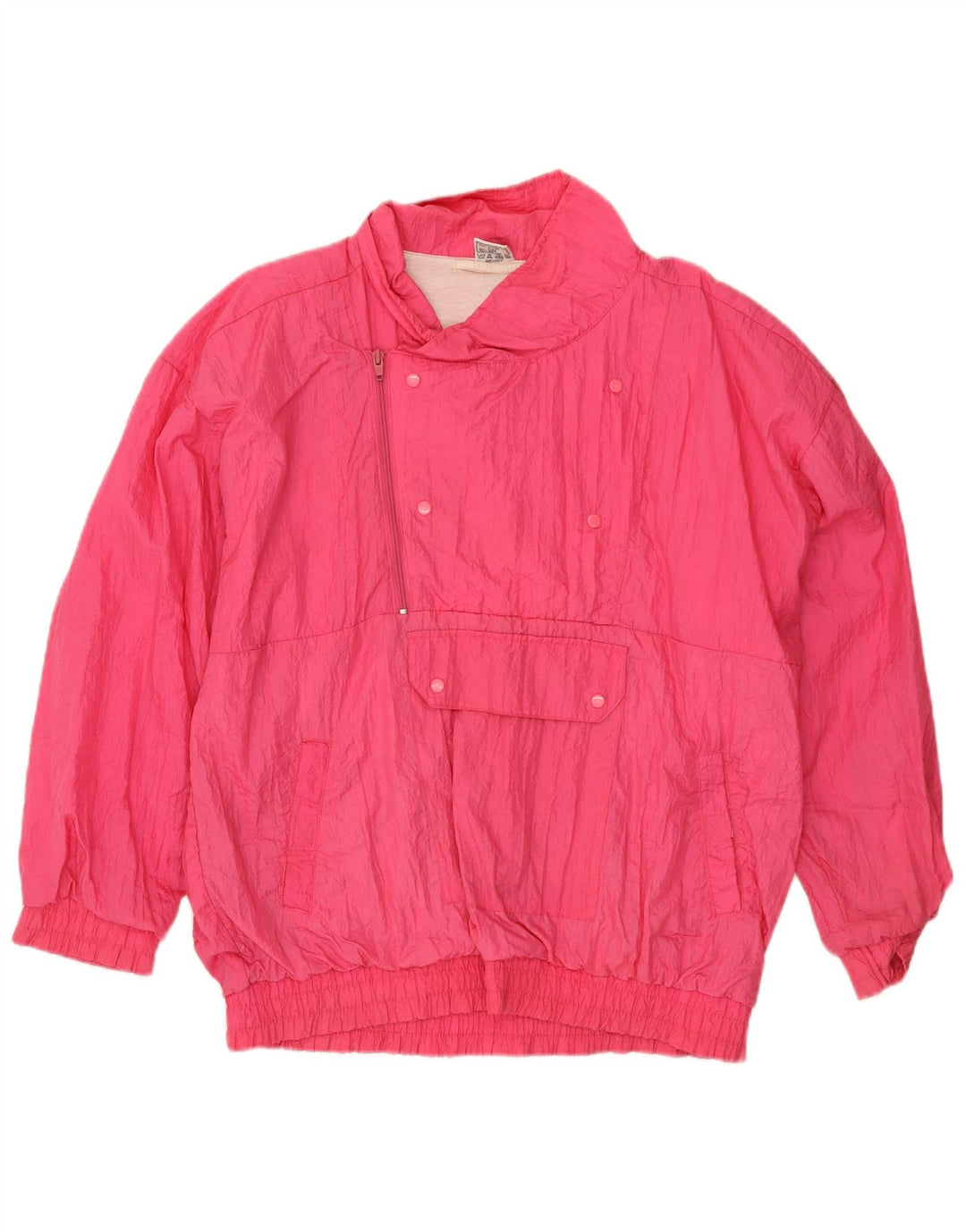 Jachetă Anorak Vintage pentru bărbați Marea Britanie 42/44, mare, roz din nailon