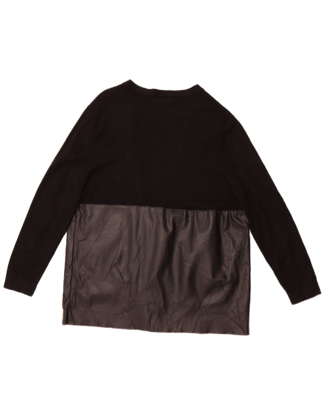 Pulover cardigan supradimensionat pentru femei ZARA UK 10, mic, negru, color block