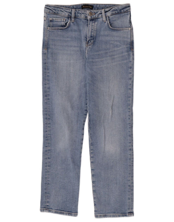Massimo Dutti Blugi Drepți Femei EU 38 Mici L28 L27 Albastru