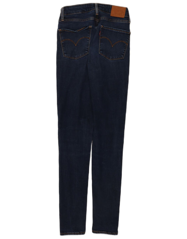 Blugi skinny cu talie mare 721 Levi's pentru femei W26 L30 bleumarin Lyocell