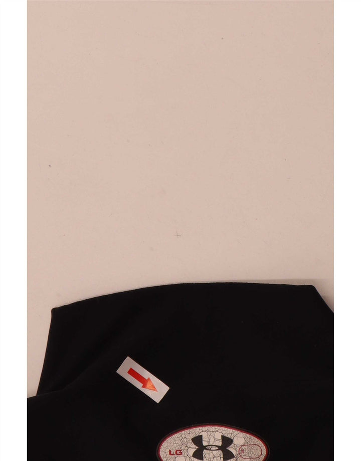 Under Armour Cold Gear Top cu mânecă lungă, mare, negru, nailon