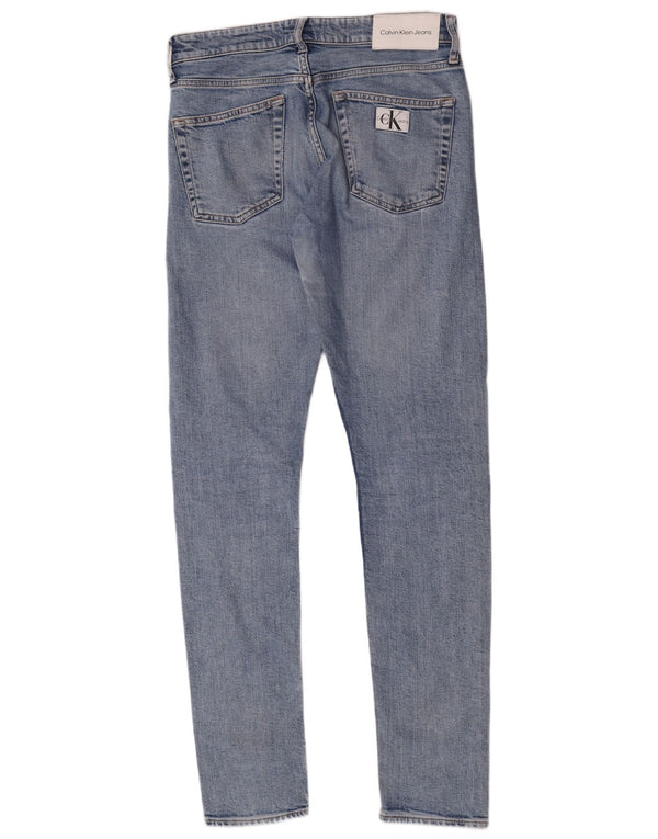 Blugi skinny bărbătești Calvin Klein W30 L34 din bumbac, albaștri