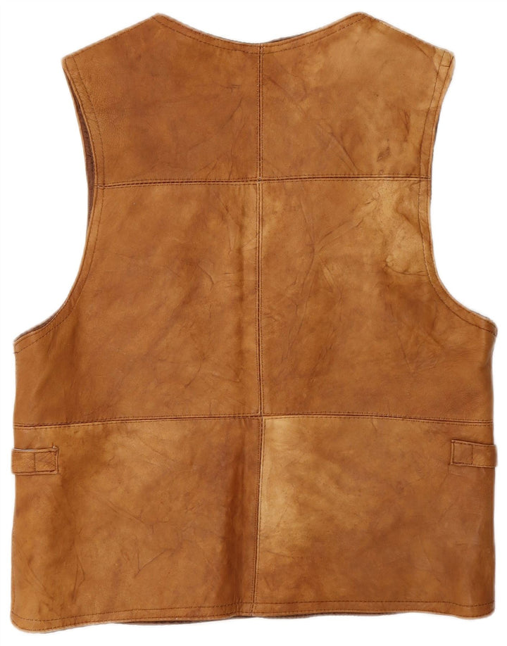 Jachetă de piele vintage pentru bărbați, UK 38, maro mediu