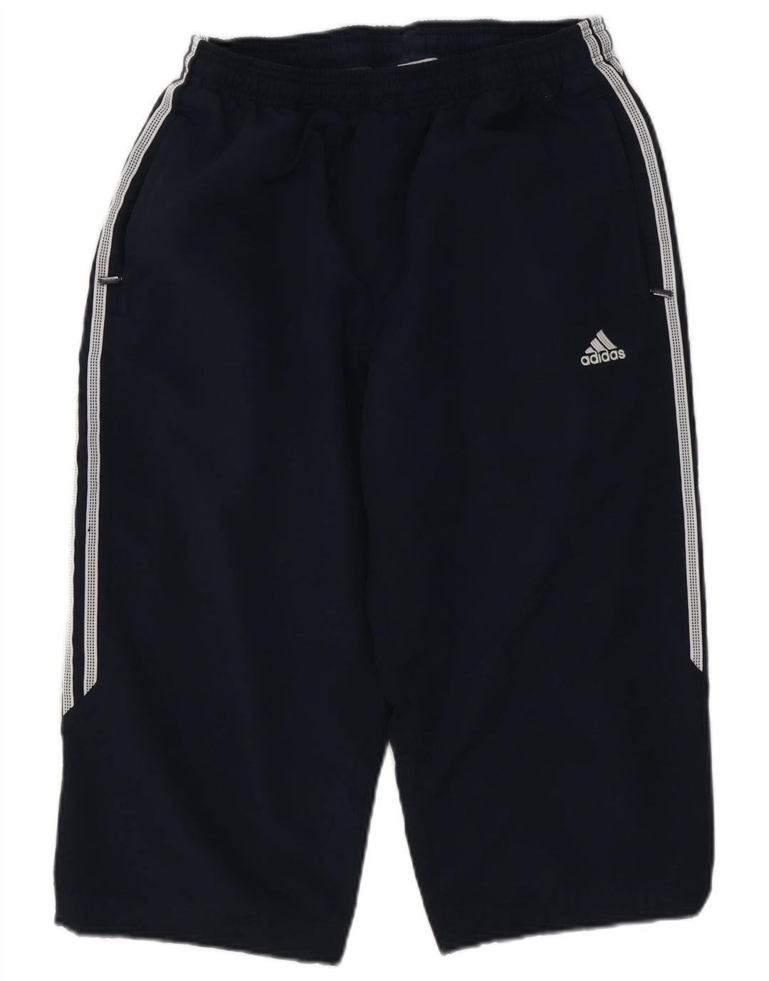 Pantaloni de trening capri Adidas pentru bărbați, poliester mediu albastru