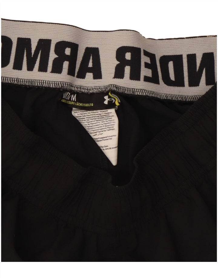 Pantaloni scurți sport Under Armour pentru bărbați, poliester mediu negru
