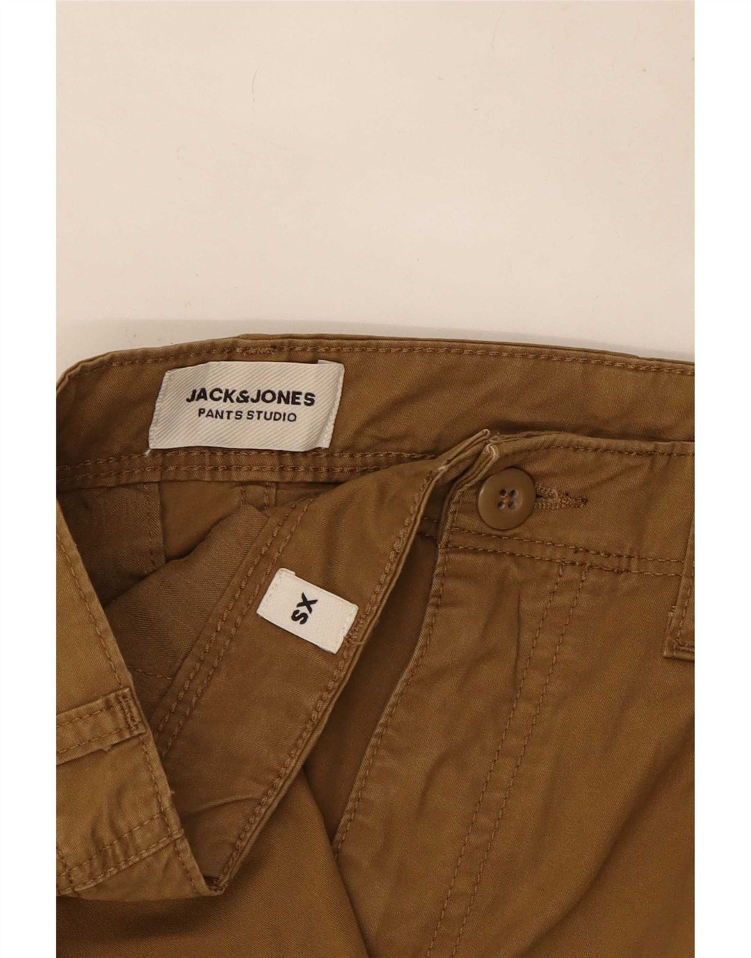 Pantaloni scurți cargo Jack & Jones pentru bărbați XS W30 bumbac kaki