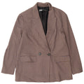 Jachetă blazer supradimensionată pentru femei Zara UK 10 mic, multicolor, picior de găină