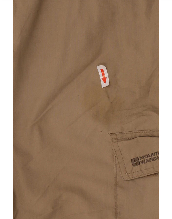 Pantaloni cargo drepti pentru bărbați Mountain Warehouse W34 L26 poliester bej