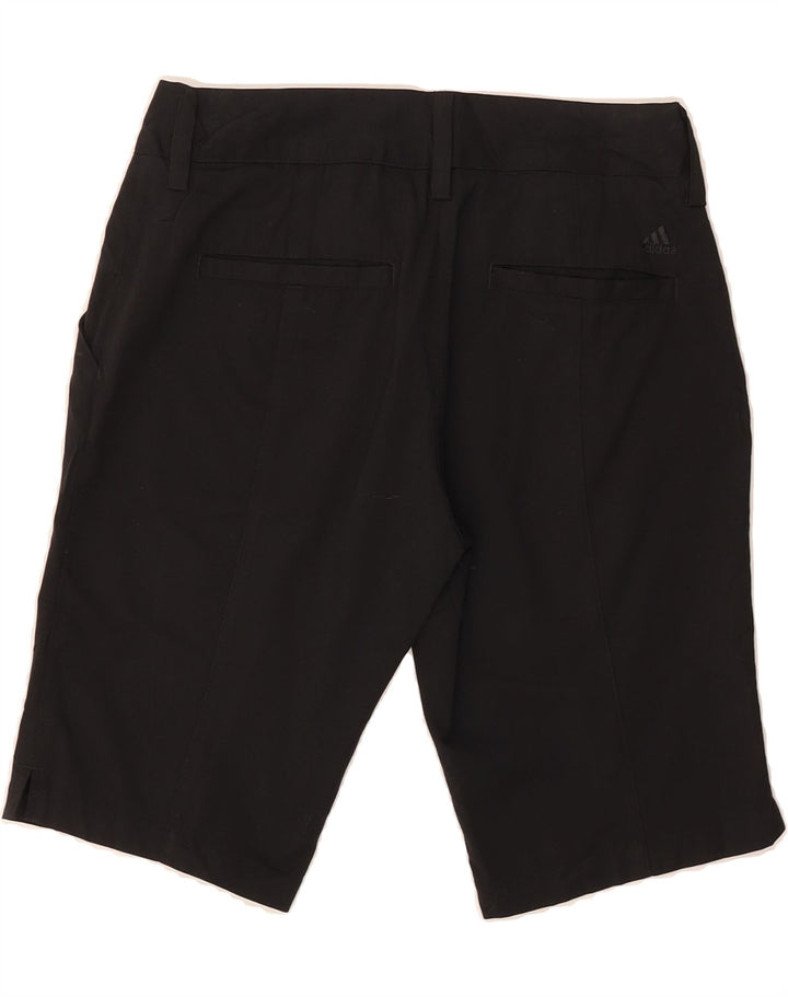 ADIDAS Womens Climalite Chino Shorts US 0 XS W28  Black Polyester Vintage Adidas and Second-Hand Adidas from Messina Hembry 