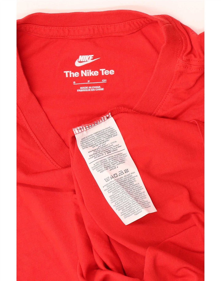 Tricou pentru bărbați Nike Top mic, roșu, bumbac