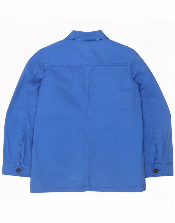 Crew Clothing Jachetă utilitare pentru femei UK 14 Medium Blue Bumbac