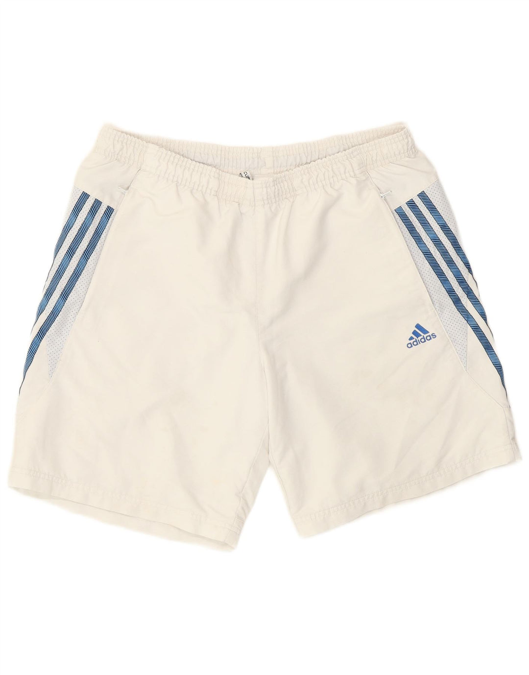 Pantaloni scurți sport pentru bărbați Adidas Climalite, mari, alb, din poliester