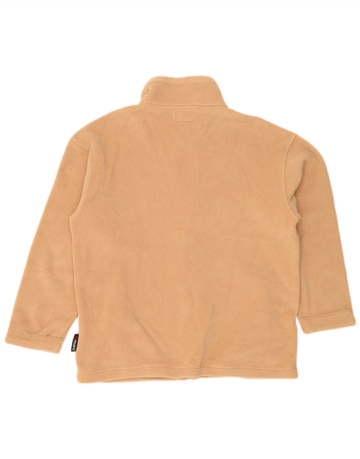 Jachetă fleece supradimensionată pentru femei Silvy UK 18 XL poliester floral bej