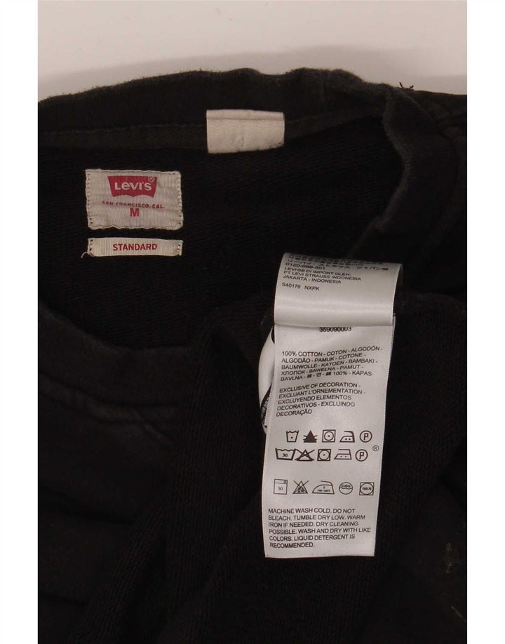 Pulover Levi's Standard oversized pentru femei UK 14 Medium Black