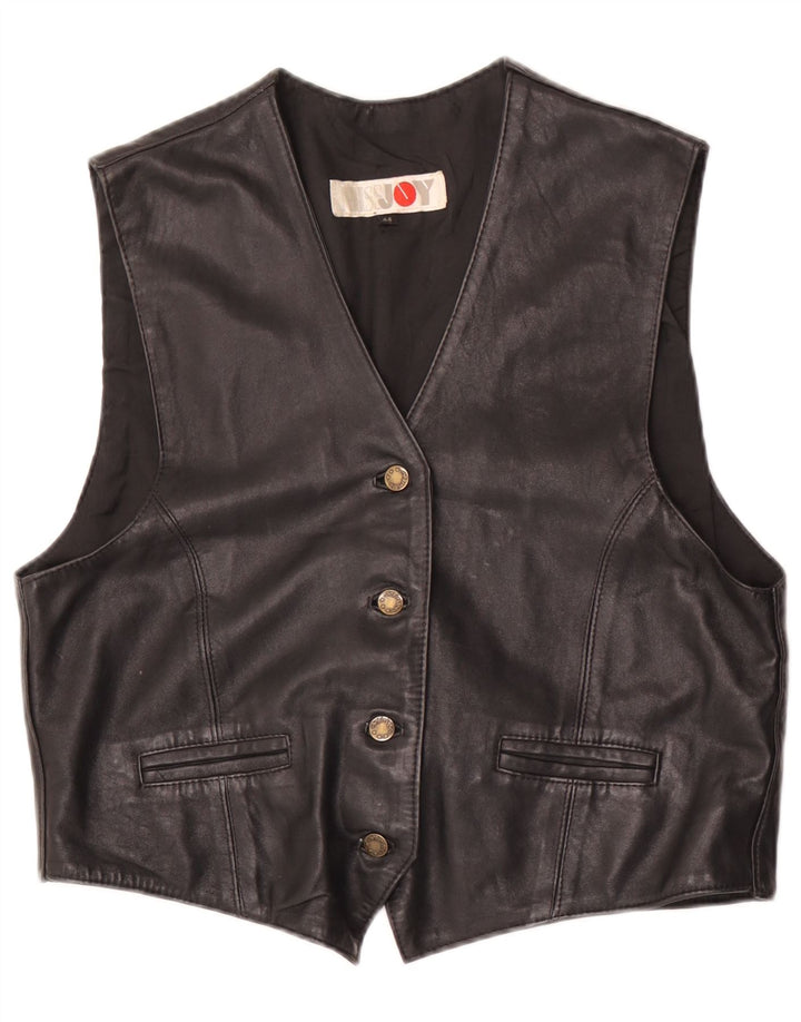 Vestă din piele pentru femei Joy IT 44 Medium Black