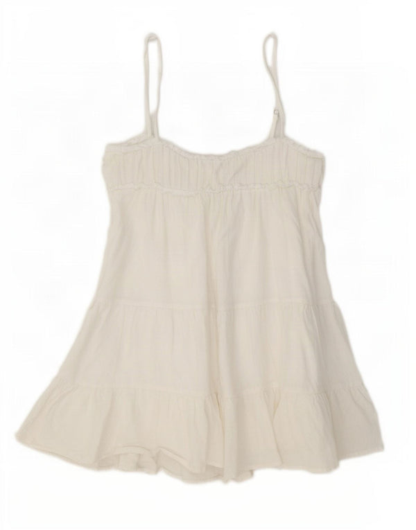 Rochie de soare pentru femei Zara UK 12 Medium White Bumbac