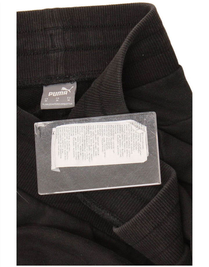 Pantaloni scurti sport Puma pentru femei UK 14, bumbac mediu negru