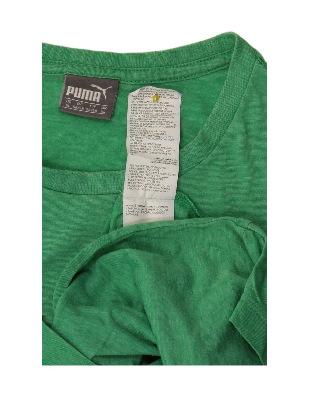 Tricou grafic Puma pentru bărbați Top XL Poliester verde