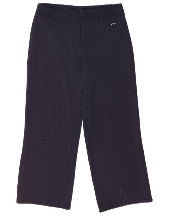 Pantaloni de trening Asics Capri pentru femei, poliamidă, albastru mic