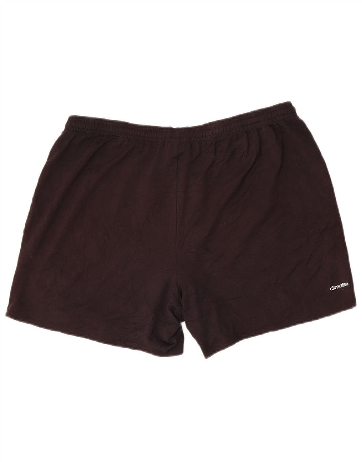 Pantaloni scurți sport Adidas Climalite pentru bărbați, mari, negru, poliester color bloc