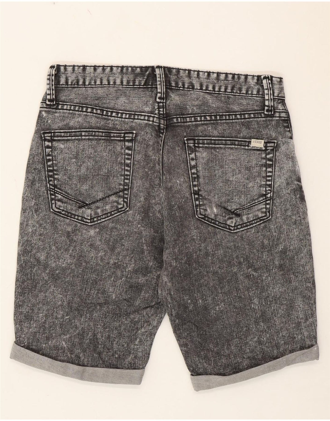 Pantaloni scurți din denim pentru femei Vans Acid Wash W28 Gri mediu