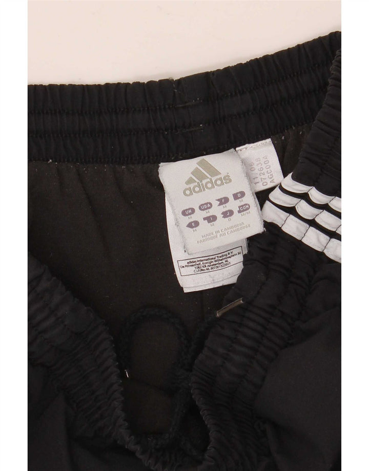 Pantaloni de trening Adidas pentru bărbați, poliester mediu negru