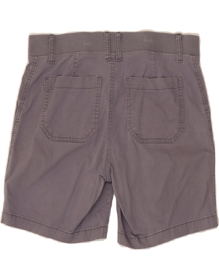 LEE Womens Mid Rise Regular Fit Bermuda Shorts US 6 Medium W30 Grey Cotton Vintage Lee and Second-Hand Lee from Messina Hembry 