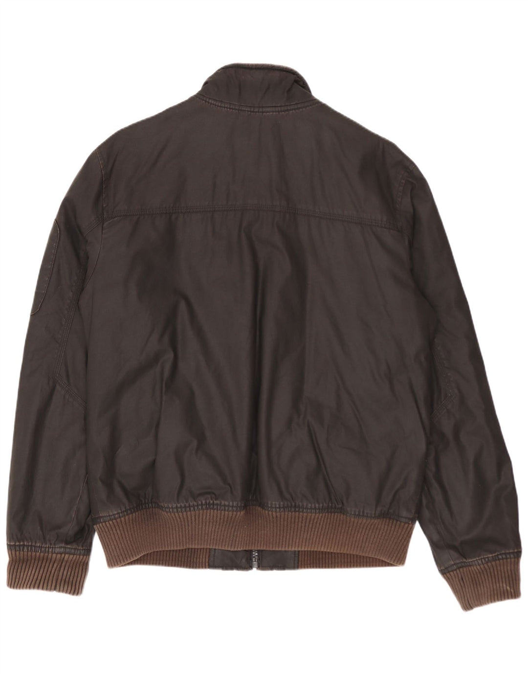 Bomber pentru bărbați Zara UK 40, mare, maro, bumbac