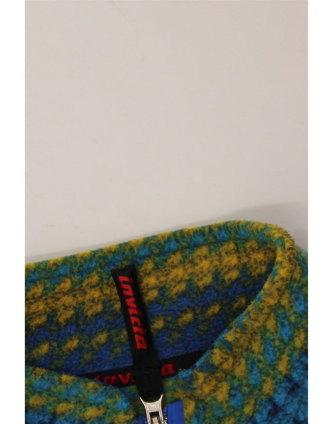 Pulover pentru bărbați INVICTA, cu fermoar și gât, cu dungi mari, multicolore