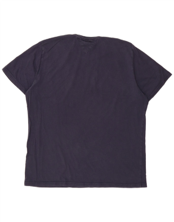 TOMMY HILFIGER Tricou grafic pentru bărbați Top XL Bumbac bleumarin