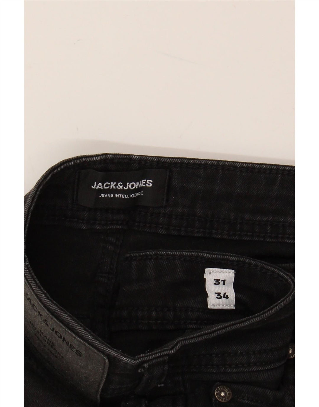 JACK & JONES Blugi skinny pentru bărbați W31 L34 negri
