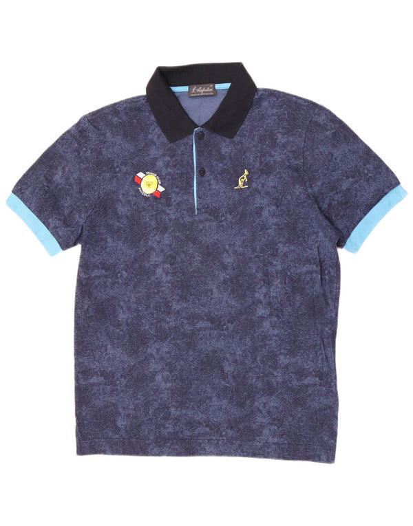 AUSTRALIAN L'ALPINA Tricou polo rugby pentru bărbați IT 48 Medium Bleumarin Tie Dye
