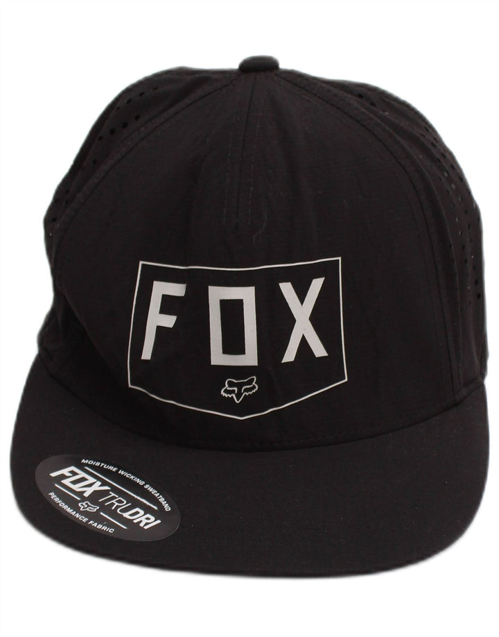 FOX Mens Snapback Cap One Size Black Nylon Sports