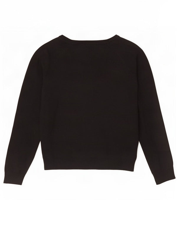 Pulover cardigan pentru femei Zara UK 12 bumbac mediu negru