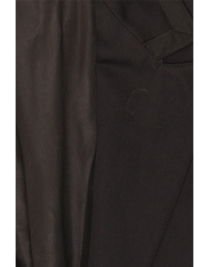 Blazer Vintage pentru femei cu 2 nasturi, UK 16, mare, negru