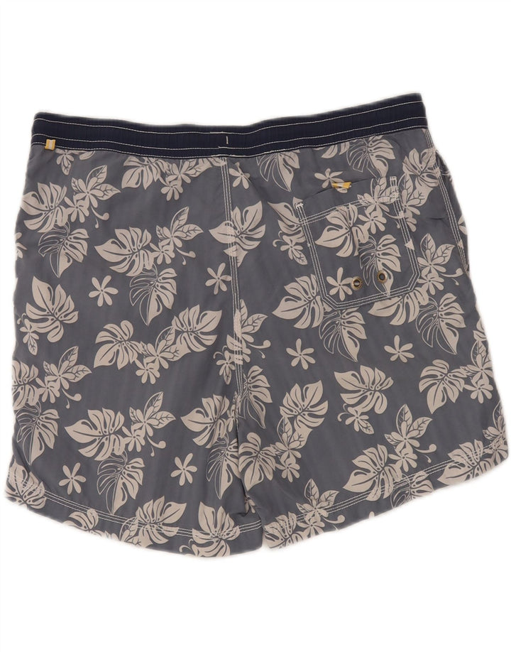 Pantaloni scurți de înot North Sails pentru bărbați, nailon mare, gri, floral