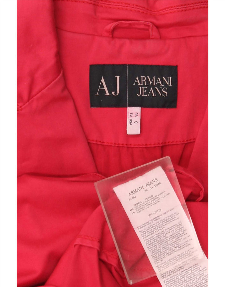 Jachetă Blazer pentru Damă Armani Jeans 3 Buttons US 8 Medium Pink Bumbac