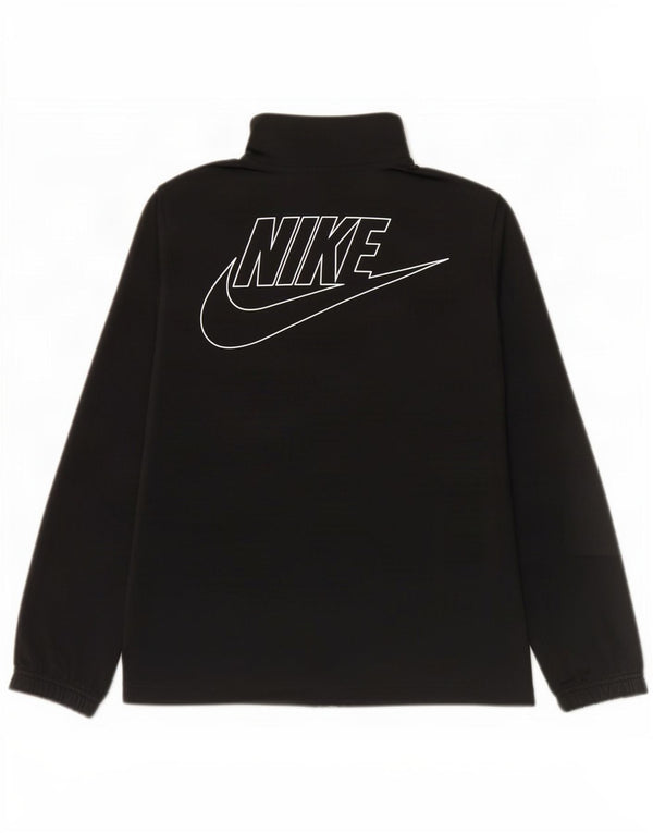 Jachetă de top pentru trening, cu grafic standard, pentru fete, 13-14 ani, XL, negru