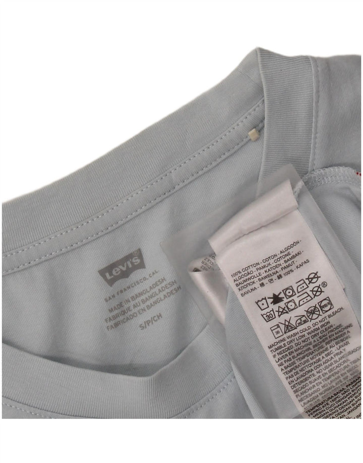 Tricou grafic supradimensionat pentru femei LEVI'S Top UK 10 Small Blue Colorblock
