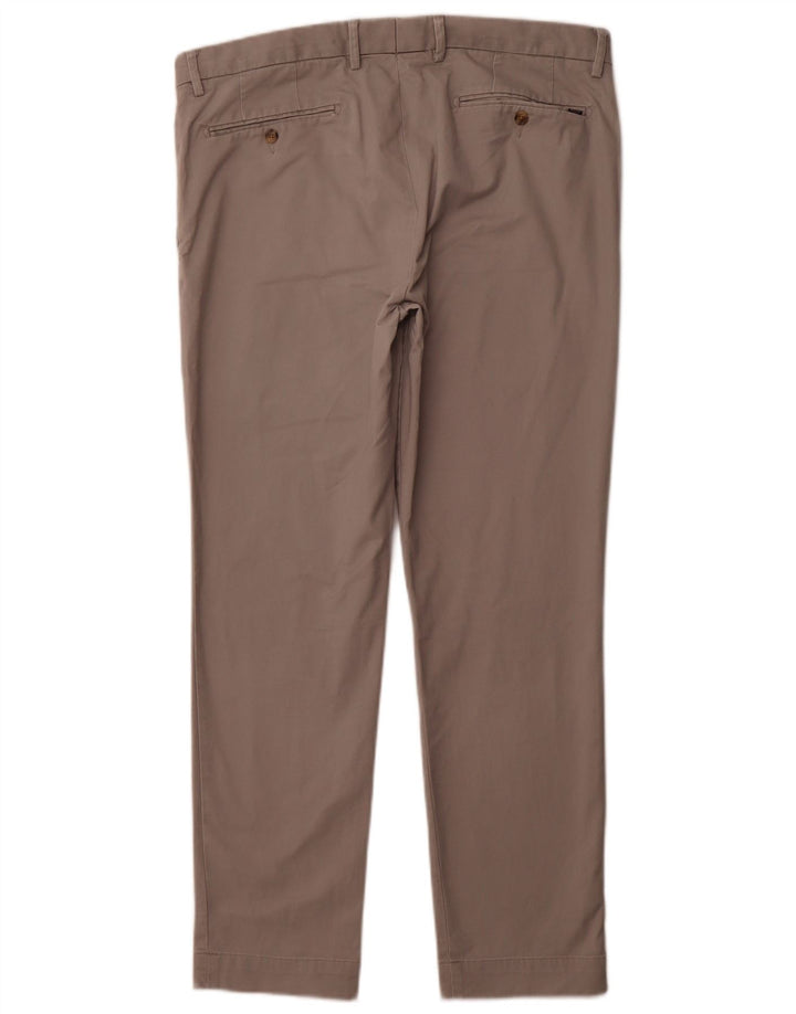 POLO RALPH LAUREN Pantaloni de costum slim pentru bărbați W36 L30 bumbac gri