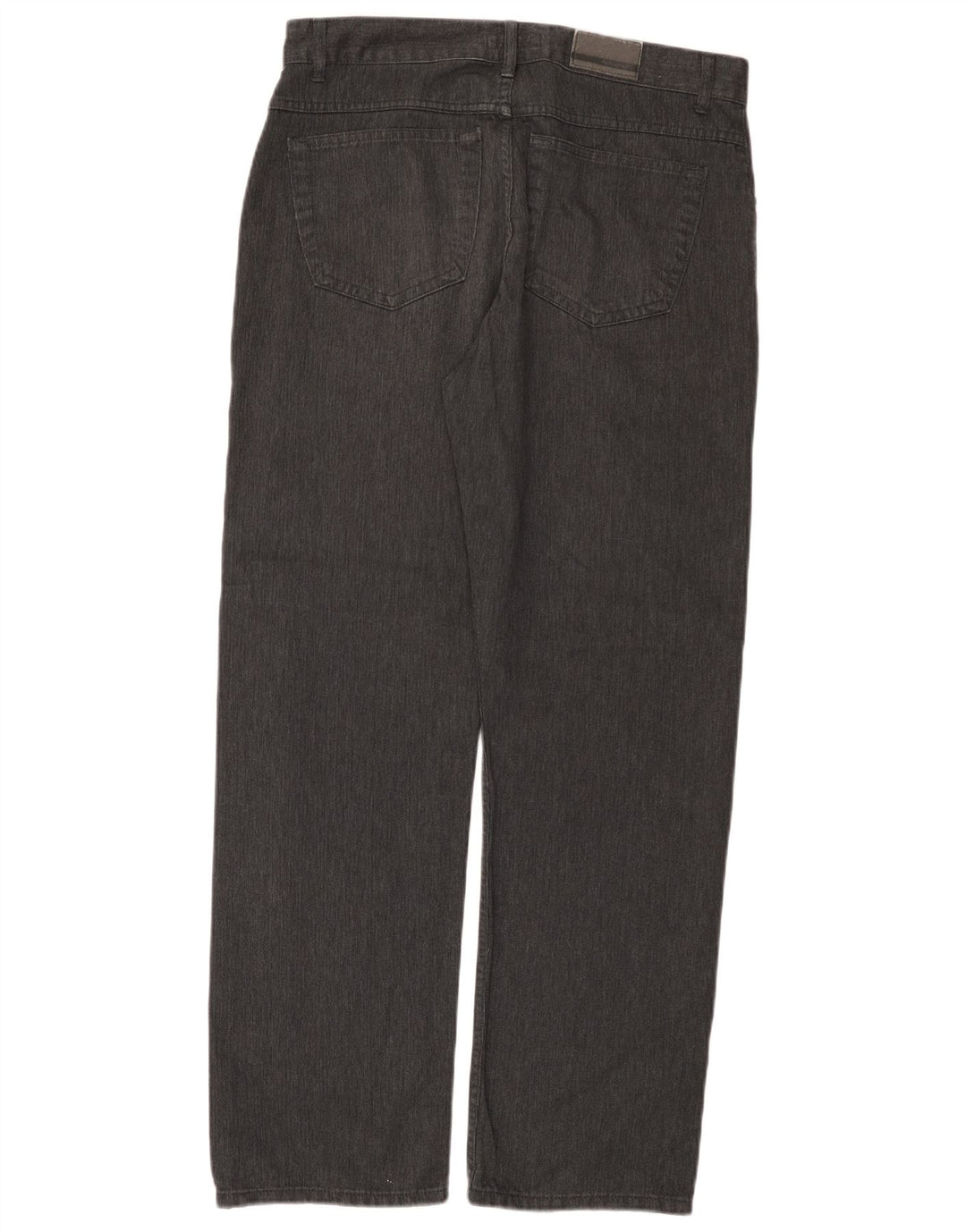 Pantaloni casual drepti pentru bărbați Marks & Spencer W34 L31 Gri Herringbone