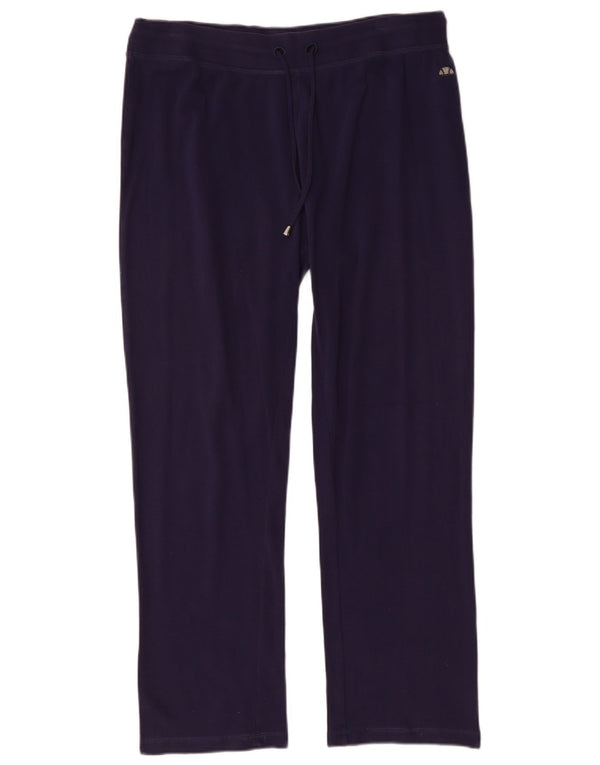 Pantaloni de trening ELLESSE pentru femei UK 20 2XL Bumbac bleumarin