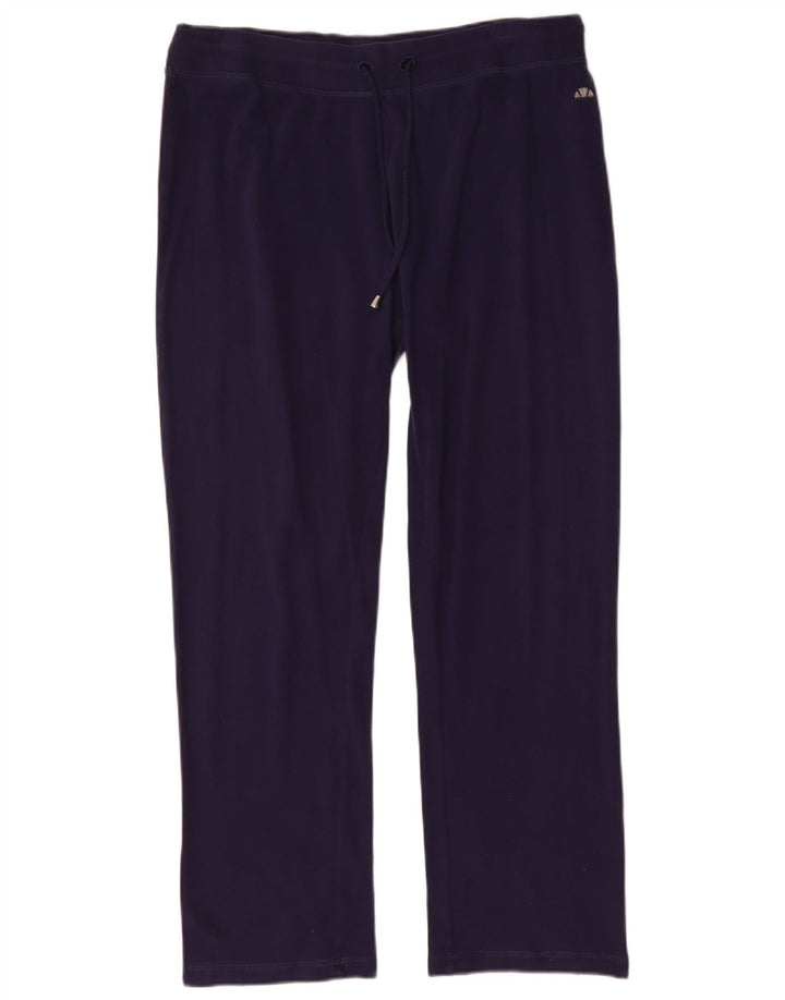 Pantaloni de trening ELLESSE pentru femei UK 20 2XL Bumbac bleumarin